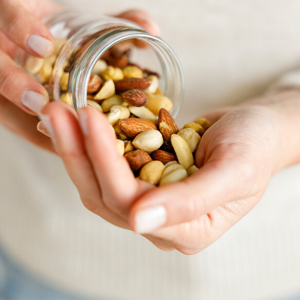 Slaapverwekkende snack noten